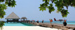 Maldives　桟橋の風景