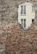 Old and new house