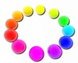 Regenbogenfarben