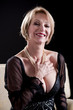 Mature Woman In Evening Gown
