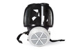 gas mask on white with clipping path