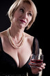 Pensive Woman With Drink