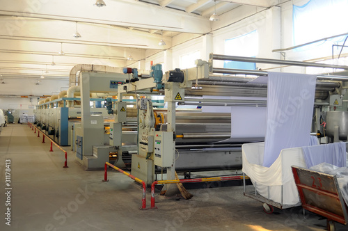 Foto: Printing and dyeing industry workshop Printing and dyeing industry workshop