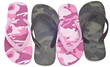 Masculine and Feminine Camouflage Flip Flop Sandals Masculine and Feminine Camouflage Flip Flop Sandals