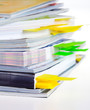 A stack of magazines