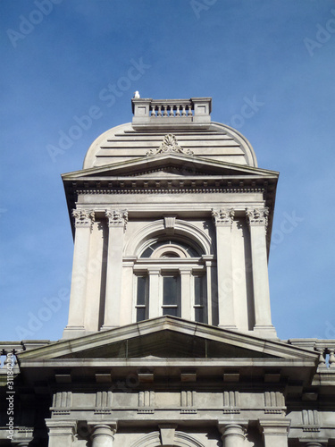 Photo: Seagull rests on top of United States Custom House in Portland Seagull rests on top of United States Custom House in Portland