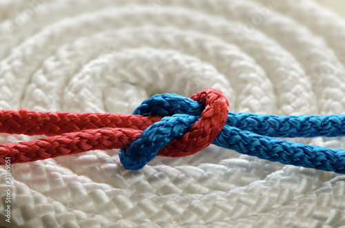 Foto: Nodo rosso blu Nodo rosso blu