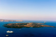 Foto: Gorgeous view of romantic Santorini's coast. Greece. Gorgeous view of romantic Santorini's coast. Greece.