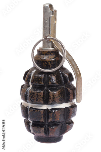 Photo: World War Two Soviet pineapple hand grenade World War Two Soviet pineapple hand grenade