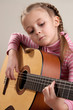 Child with guitar