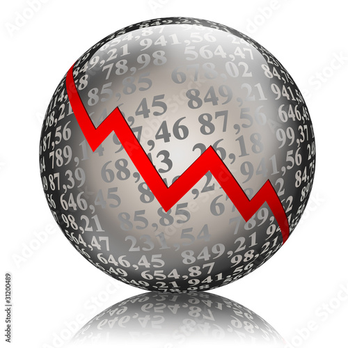 Illustration: Chart Verlust Chart Verlust