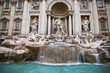 La Fontaine de Trevi à Rome