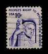 Postage stamp.