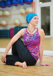 Young woman doing yoga