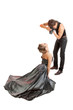Young adult female model and photographer. Young adult female model and photographer.