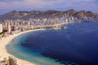 Puerto y ciudad de Benidorm.