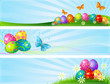 Different Easter banners