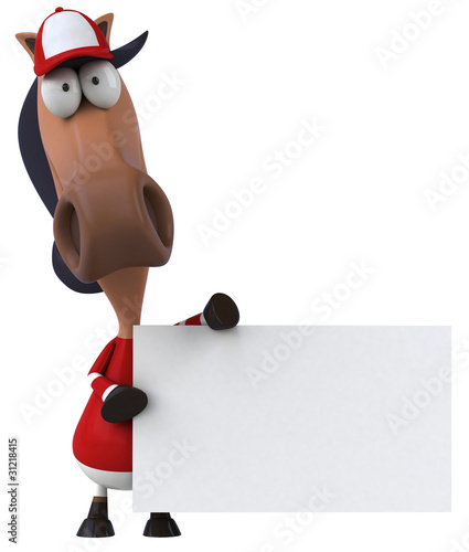 Illustration: Cheval jockey Cheval jockey