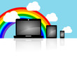 trio high tech 3 (clouds+rainbow)