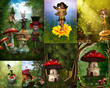 fairytale world collage