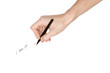 Pen in hand drowing Pen in hand drowing