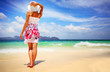 Woman on sea