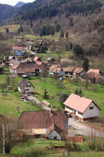 Foto: Village de Storckensohn, alsace Village de Storckensohn, alsace
