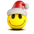 3d Smiley Santa Claus