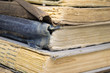 Stapel uralte Bücher Stapel uralte Bücher