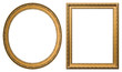 Gold picture frames