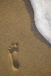 Foto: Huella en la Playa Huella en la Playa