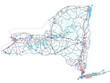 New York State Highway Map