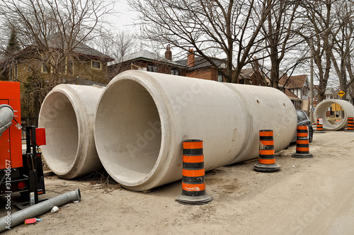 Photo: Concrete Sewage Pipes Concrete Sewage Pipes