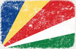 vector grunge styled flag of Seychelles