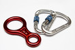 Climbing Abseiling Figure 8 Descender and Carabiners