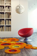 pop art style of lounge room