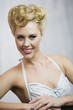 Caucasian woman smiling