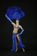 Fashion model samba dancing