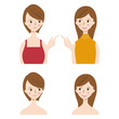 かわいい女性