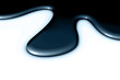 dark blue metallic smudge on white background dark blue metallic smudge on white background