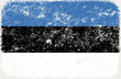 grunge styled flag of Estonia