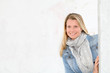 Portrait of beautiful blond woman