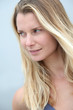 Portrait of beautiful blond woman