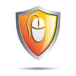 Shield secure internet, mouse