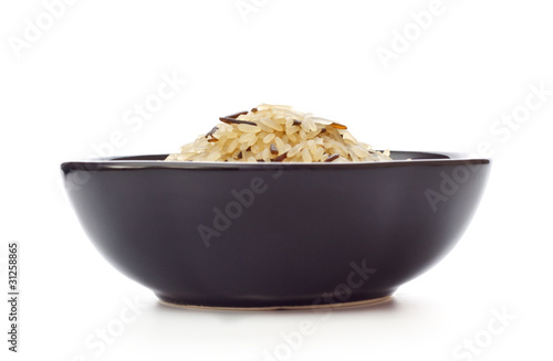 Photo: Bowl Of Raw Rice Bowl Of Raw Rice