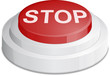 Vektor: red button stop red button stop
