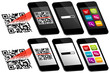 Smartphone Scanning QR-Code Shopping
