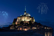 Le Mont Saint Michel - Feu d'artifice Le Mont Saint Michel - Feu d'artifice