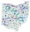 Ohio State Interstate Map