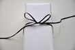 Birthday present with brown bow